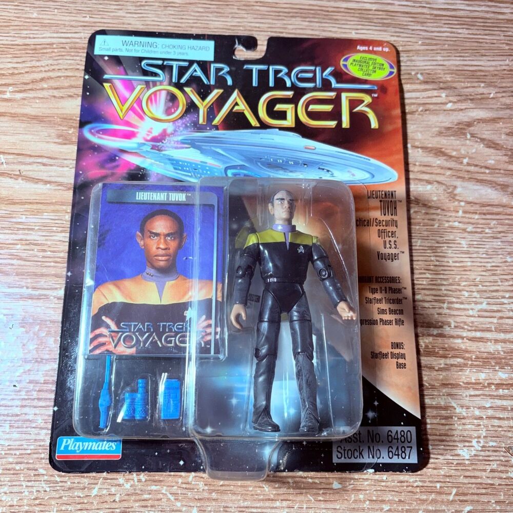 1995 Star Trek Voyager Lieutenant Tuvok Action Figure Playmates